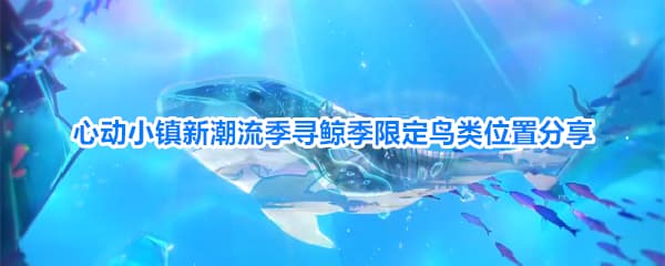 《心动小镇》寻鲸季限定鸟类具体点位一览