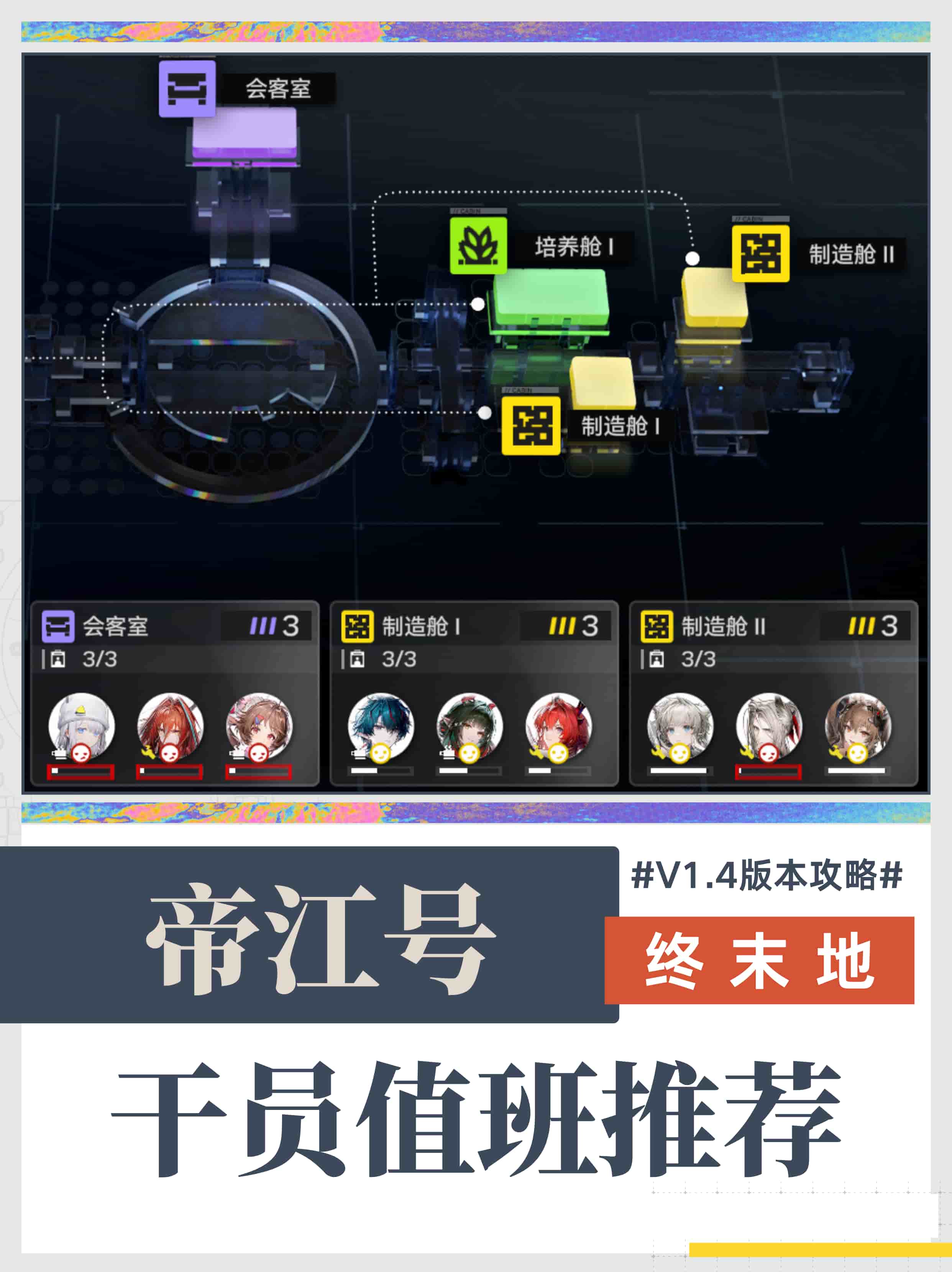 《明日方舟：终末地》V1.4帝江号基建干员安排建议一览