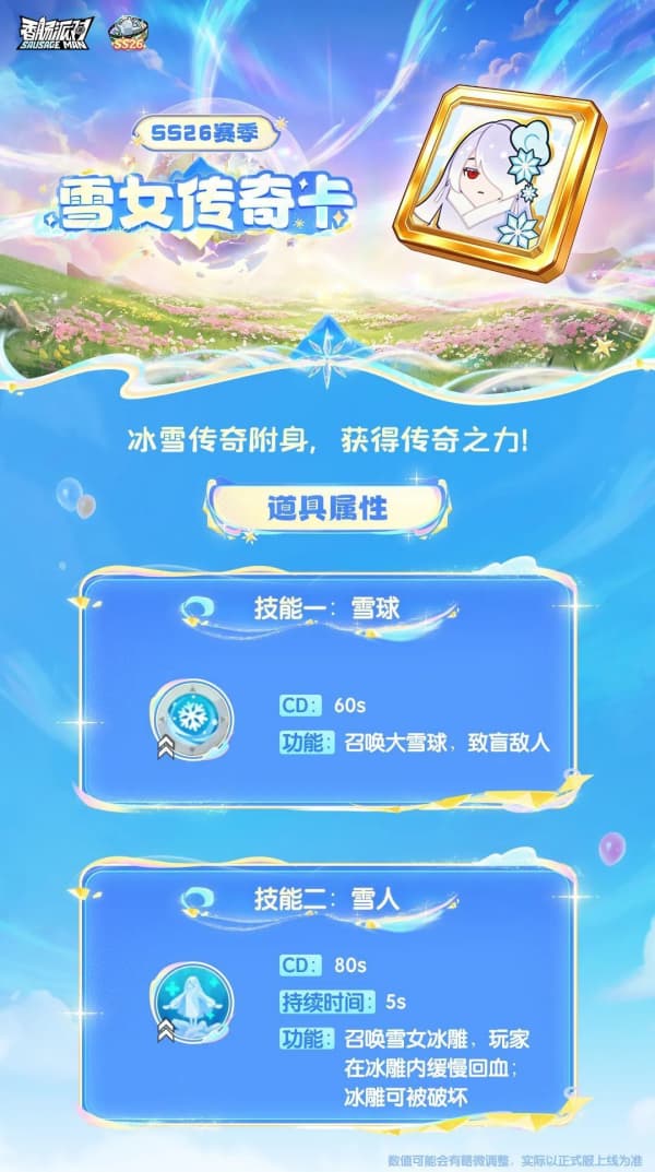 《香肠派对》SS26赛季传奇身份卡效果加成详解