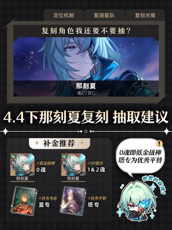 《崩坏：星穹铁道》4.4版本限定复刻角色那刻夏养成全攻略