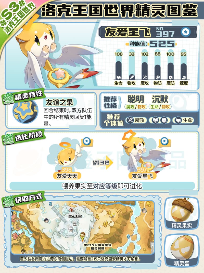 《洛克王国：世界》S3赛季友爱星飞性格捕捉全攻略