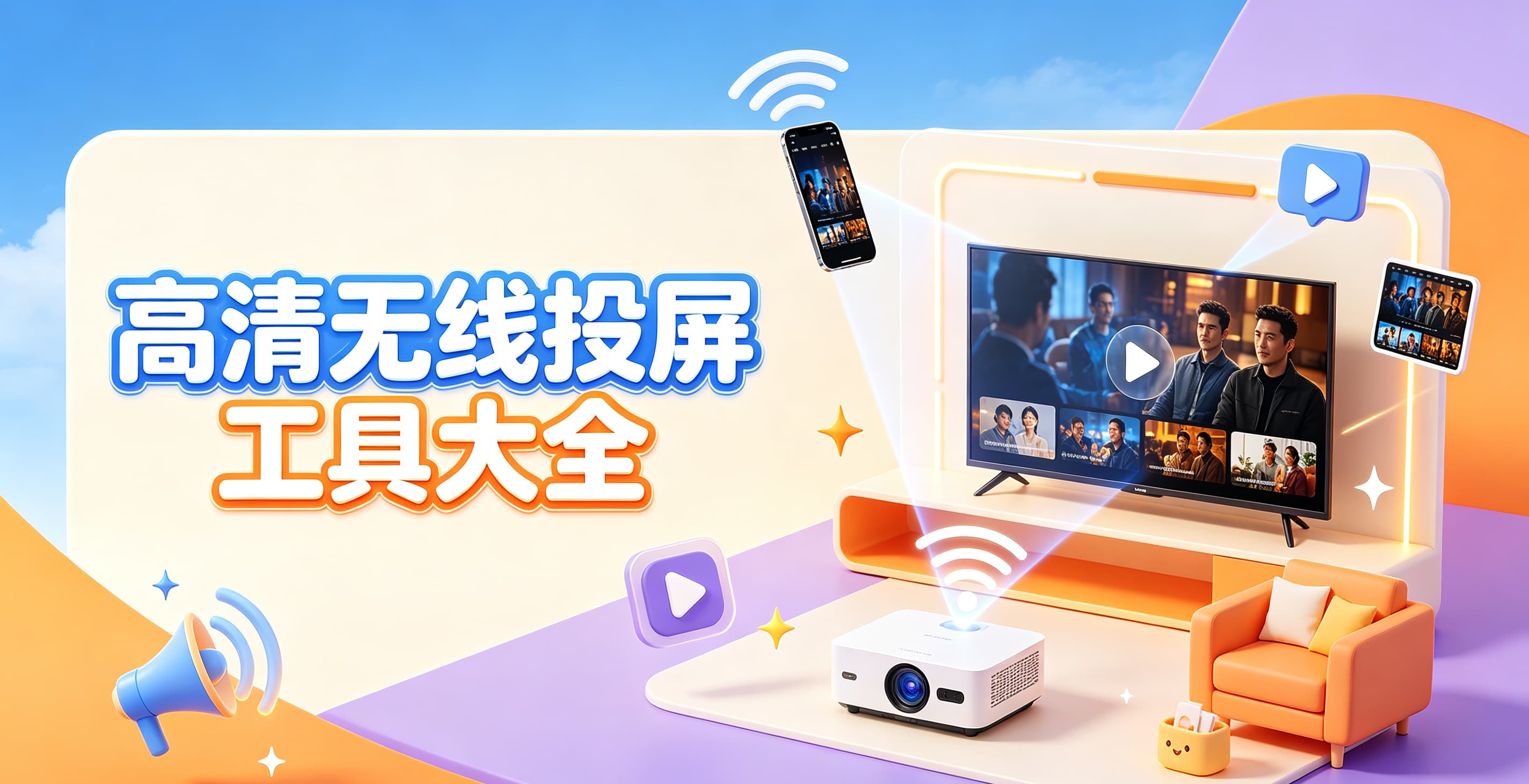 高清无线投屏工具大全