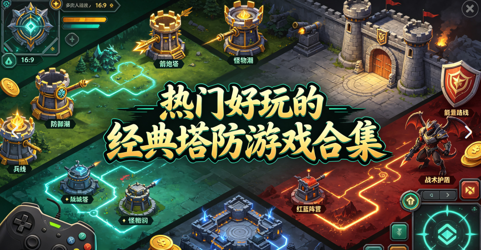 热门好玩的经典塔防游戏合集
