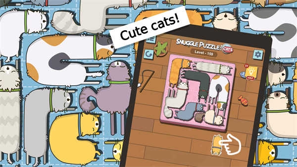 依偎拼图猫截图0