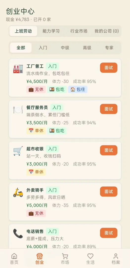 五千元创业截图0