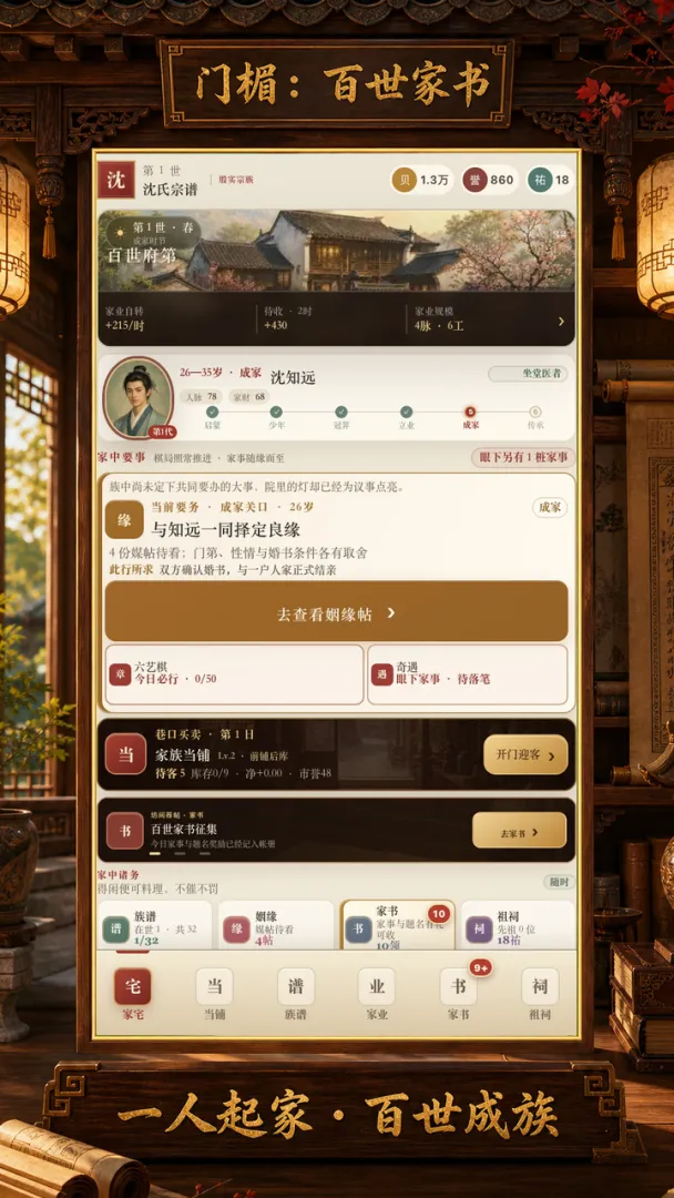门楣百世家书截图2