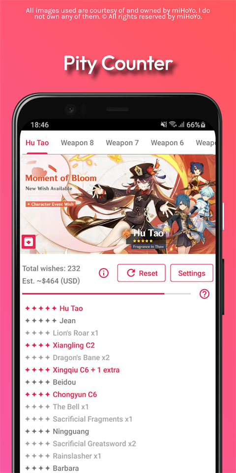 原神抽卡模拟器截图2
