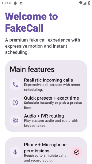 Fake Call截图1