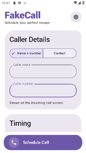 Fake Call截图2